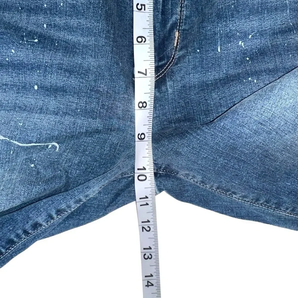 NWOT Hudson Blake Paint Splatter Slim Fit Jeans 31 in CPS